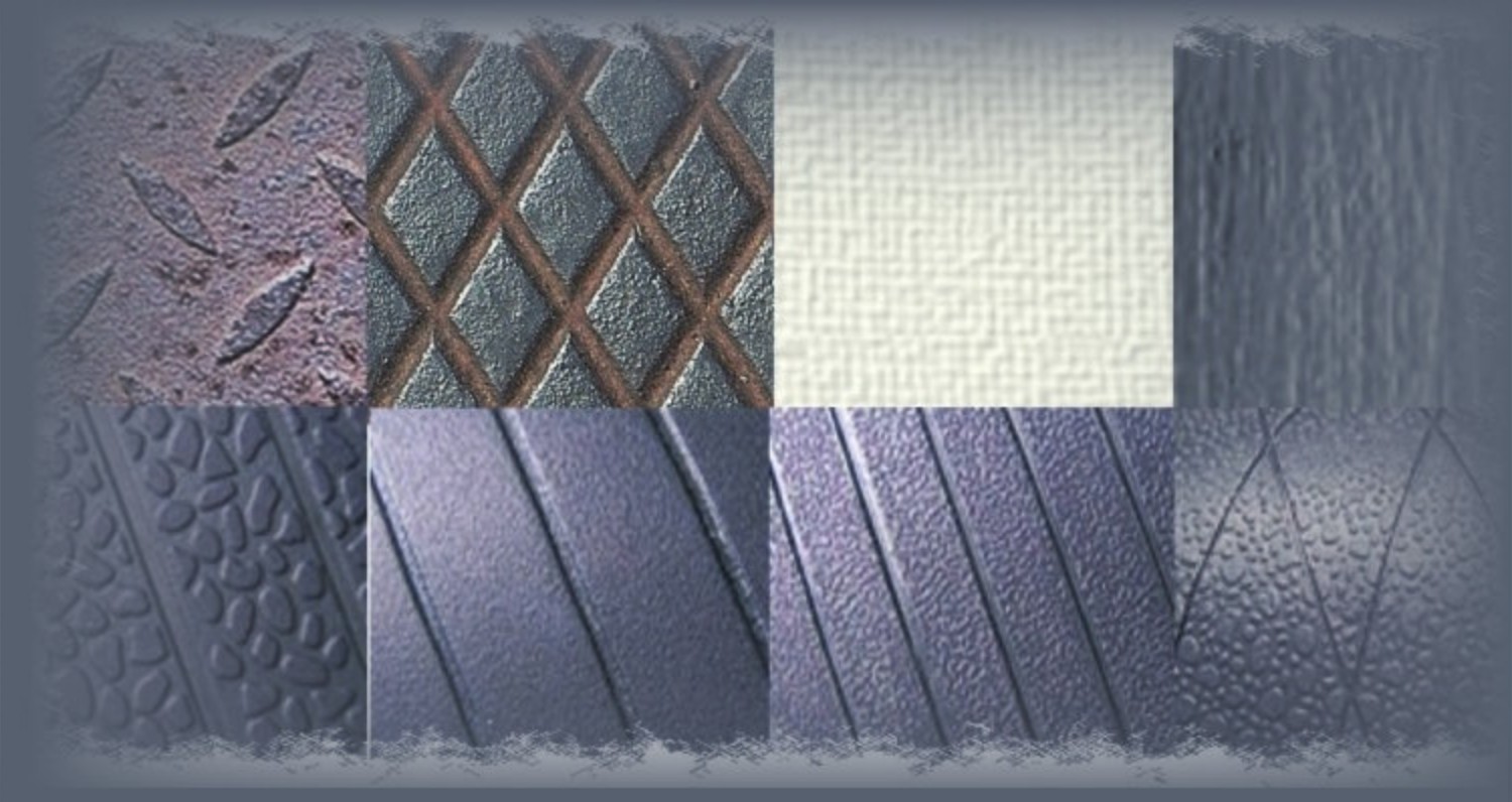 Mold and die surface textures